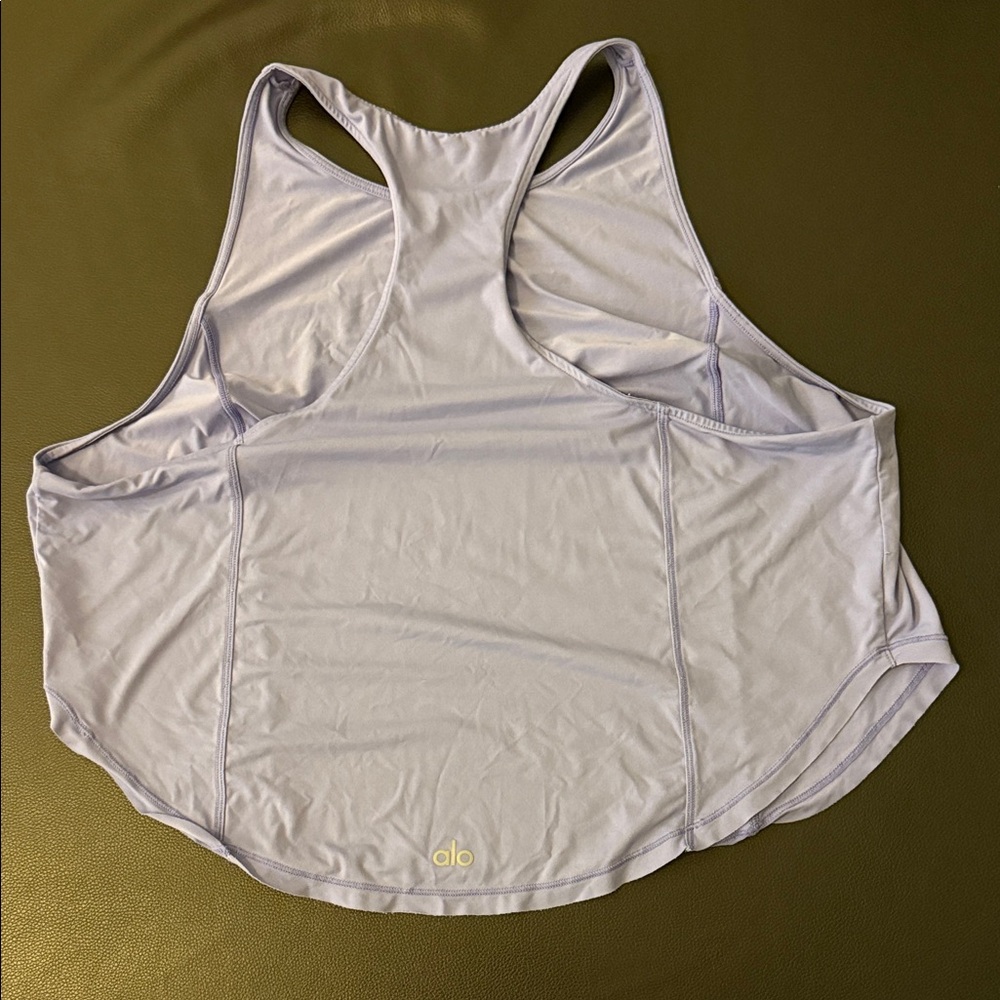 ALO Yoga Top Lavender Sleeveless Size Small - Picture 3 of 6